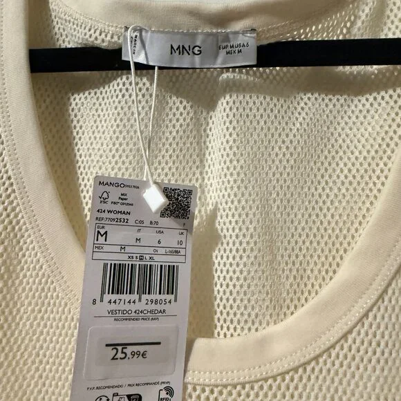 Mango Knitted Dress With Lace Pattern - Picture 6 of 6